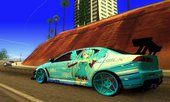 Mitsubishi Lancer Evolution X Koi-chan Itasha