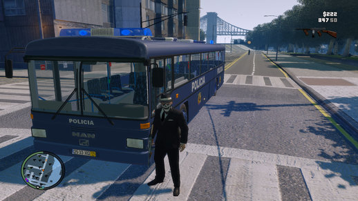 N1 Europe Police Bus Mod MAN 202