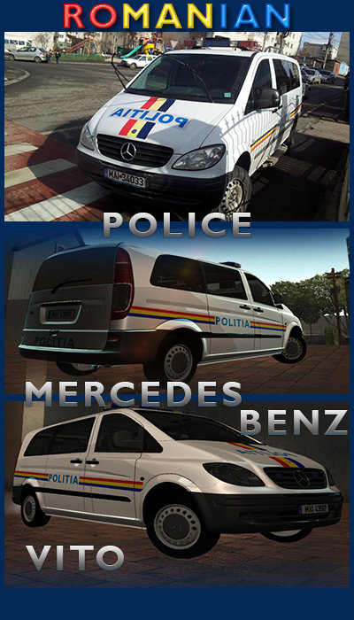 Mercedes Benz Vito Romania Police