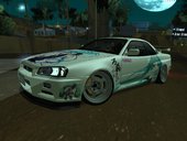 Nissan Skyline GTR-R34 Hatsune Miku