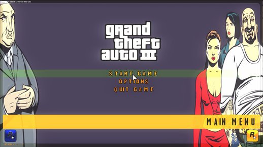 GTA SA fonts for GTA III v1.0