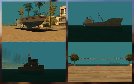 Ships on Beach of Santa Maria V1.2