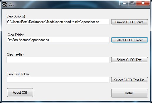 Cleo Script Installer