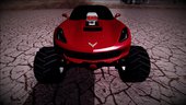 2014 Chevrolet Corvette Stingray C7 Monster Truck