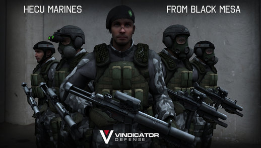 HECU Marines pack from Black mesa