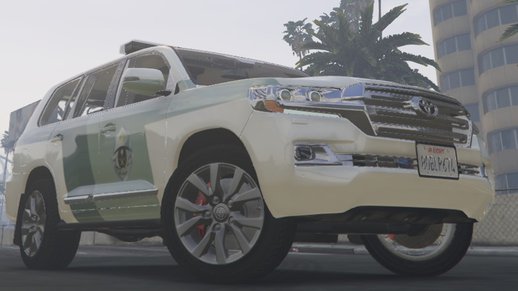 Toyota Land Cruiser Saudi Traffic Police