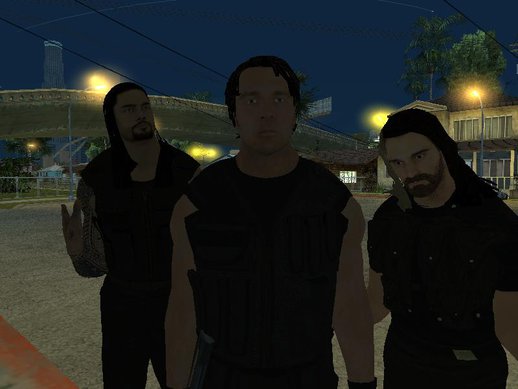 Roman reigns,Seth Rollins,Dean Ambrose (THE SHIELD) Bodyguard mod V8