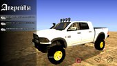 Dodge Ram 2500 Off-Road + no txd version GTA SA Android