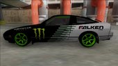 Nissan 240sx Drift Monster Energy Falken