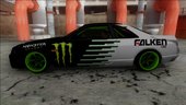 Nisssan Skyline R33 Drift Monster Energy Falken