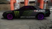 Nissan Skyline R32 Drift Monster Energy Falken