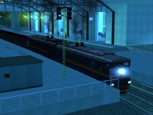 2TE116 Diesel Electric Freight Locomotive (P.N.R Blue-Orange Stripe 2012 Livery)