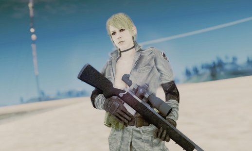 Metal Gear Solid V Phantom Pain Quiet Sniper Wolf