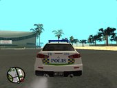 Mitsubishi Lancer Evolution X Malaysia Police