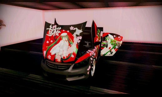 Honda Accord 2011 [Hatsune Miku Senbonzakura Itasha]