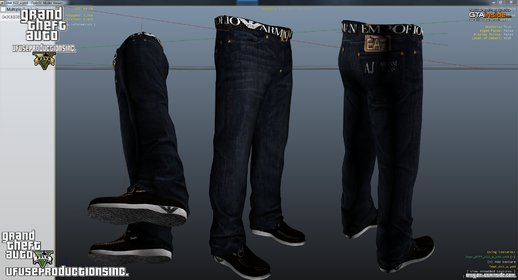 Armani Jeans/Shoes & Belt V1.8