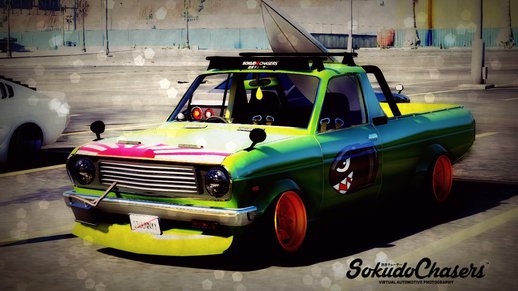 Datsun Sunny K Truck Fish Art