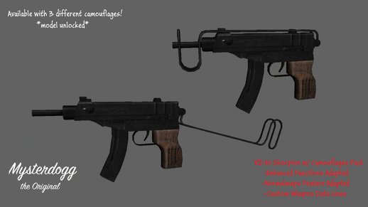 VZ-61 Skorpion w/ Camouflages Pack