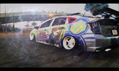 2011 Toyota Prius Hybrid Hellaflush IF Itasha