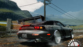 MAZDA RX7 BBS WHEELS + Sounds