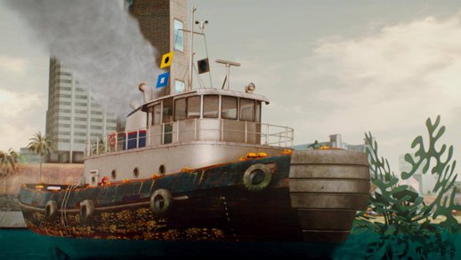 GTA V Buckingham Tug Boat