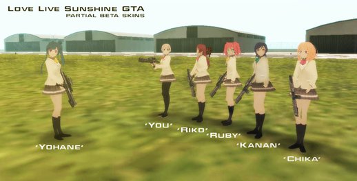 Love Live Sunshine GTA SA Skins BETA