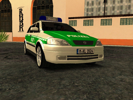 Opel Astra G Variant Polizei Bayern