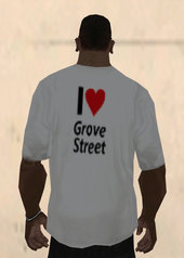 I Love Grove Street T-Shirt White