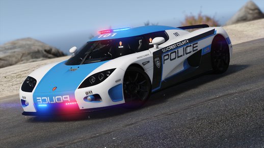 Koenigsegg CCX | Hot Pursuit Police [Add-On / Replace | Template]