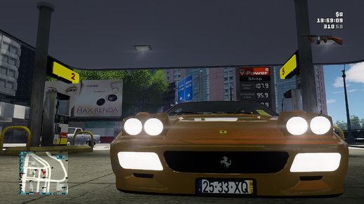 Gold Ferrari 512 TR evo TESTAROSSA PACK BBS Wheels + Sounds