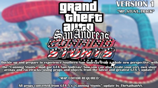 GTA 5 Cunning Stunt Props for GTA SA [Content Creator] v1