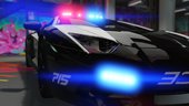 Lamborghini Aventador | Hot Pursuit Police [Add-On / Replace | Template]