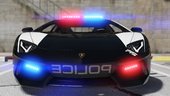 Lamborghini Aventador | Hot Pursuit Police [Add-On / Replace | Template]