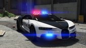 Bugatti Chiron | Hot Pursuit Police [Add-on / Replace | Template]