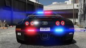 Bugatti Veyron | Hot Pursuit Police [Add-On / Replace | Template]