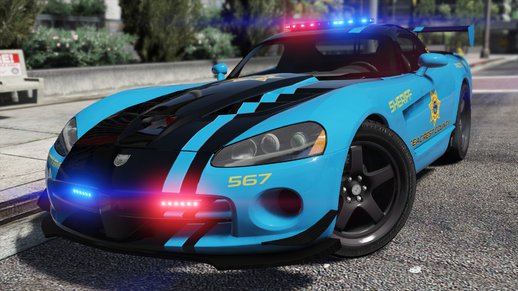 Dodge Viper SRT-10 ACR | Hot Pursuit Police [Add-on / Replace | Template]