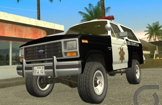 Ford Bronco 1982 Police