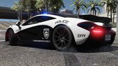 McLaren P1 | Hot Pursuit Police [Add-On / Replace | Template]