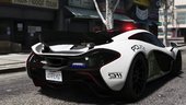 McLaren P1 | Hot Pursuit Police [Add-On / Replace | Template]