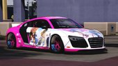 2013 Audi R8 V10 Plus 5.2 FSi Coupe Liberty Walk LB Performance Kit Itasha [Add-On / Replace] 