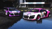 2013 Audi R8 V10 Plus 5.2 FSi Coupe Liberty Walk LB Performance Kit Itasha [Add-On / Replace] 