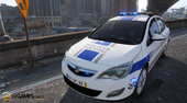 Portuguese Municipal Police Cascais - Car Patrol - Opel Astra [Replace] v2.0