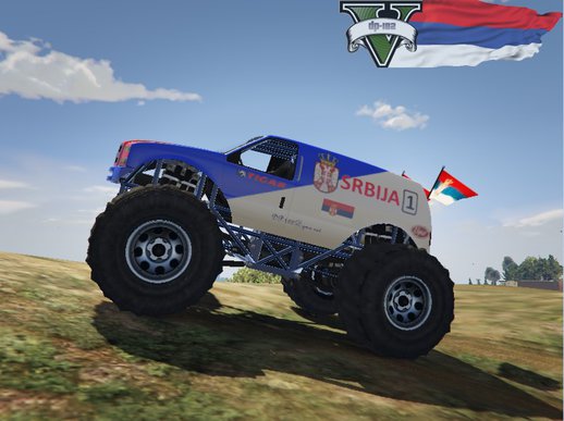 Monstertruck Serbian / Monsterdzip Srbija [skin]