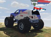 Monstertruck Serbian / Monsterdzip Srbija [skin]