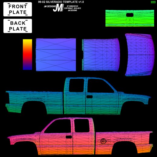 Volkswagen Amarok Template Pack