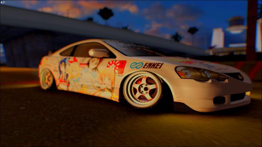 2002 Acura RSX Type S Nisekoi Itasha