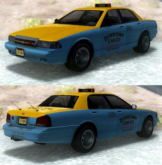 GTA V Vapid Stanier II Taxi