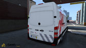 Portuguese Van Post Office - CTT - Mercedes Spinter [Replaced/Paintjob] v1.0