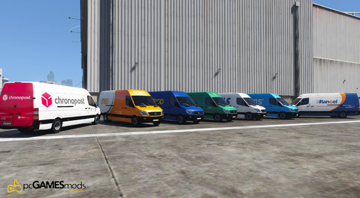 Shippers and Logistics in Portugal - Mercedes-Benz Sprinter [Replace/Paintjob] v2.0