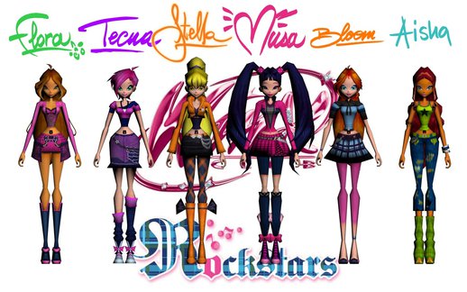 Winx Club Rock Band from Winx Club Rockstars	